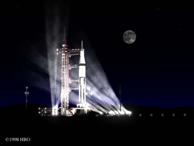 Night at pad 34