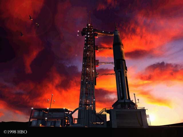 Sunset at pad 34